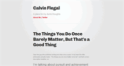 Desktop Screenshot of calvinflegal.com